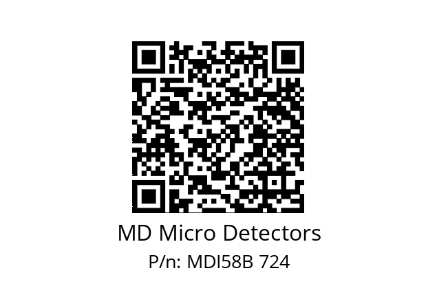  MDI58B400Z5/30P10SXPA MD Micro Detectors MDI58B 724