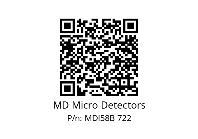  MDI58B300Z5/30P10SXPA MD Micro Detectors MDI58B 722