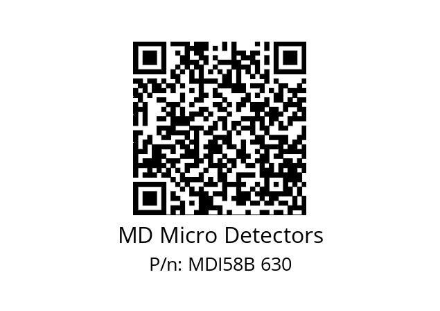  MDI58B360S5/30P6SXPA MD Micro Detectors MDI58B 630