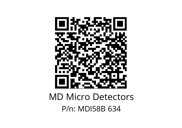  MDI58B512S5/30P6SXPA MD Micro Detectors MDI58B 634