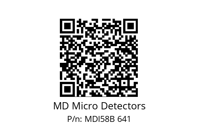  MDI58B1000S5/30P6SXPA MD Micro Detectors MDI58B 641