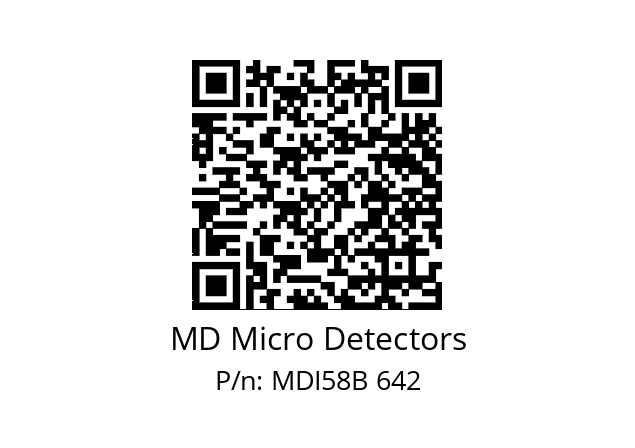  MDI58B1024S5/30P6SXPA MD Micro Detectors MDI58B 642