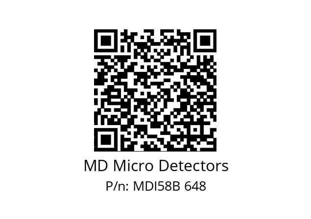  MDI58B1800S5/30P6SXPA MD Micro Detectors MDI58B 648