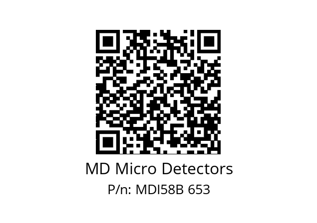  MDI58B120Z5/30P6SXPA MD Micro Detectors MDI58B 653