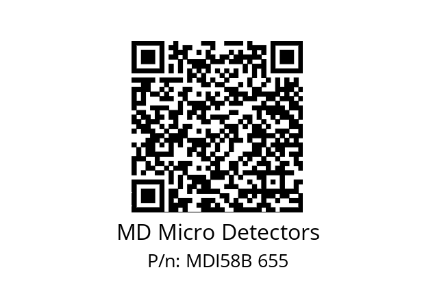  MDI58B150Z5/30P6SXPA MD Micro Detectors MDI58B 655