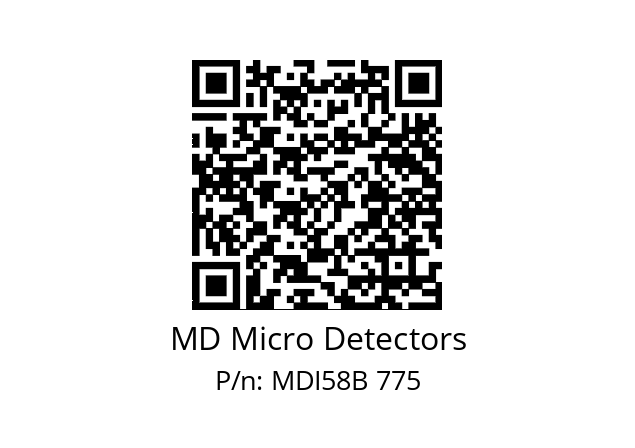  MDI58B2500S5/30L6XXPA MD Micro Detectors MDI58B 775