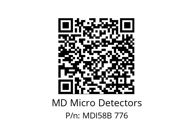  MDI58B100Z5/30L6XXPA MD Micro Detectors MDI58B 776