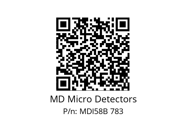  MDI58B256Z5/30L6XXPA MD Micro Detectors MDI58B 783