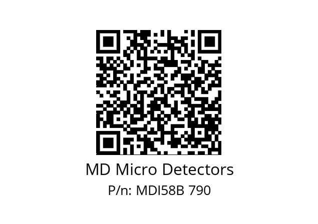  MDI58B600Z5/30L6XXPA MD Micro Detectors MDI58B 790