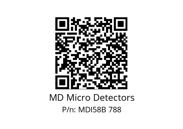  MDI58B500Z5/30L6XXPA MD Micro Detectors MDI58B 788