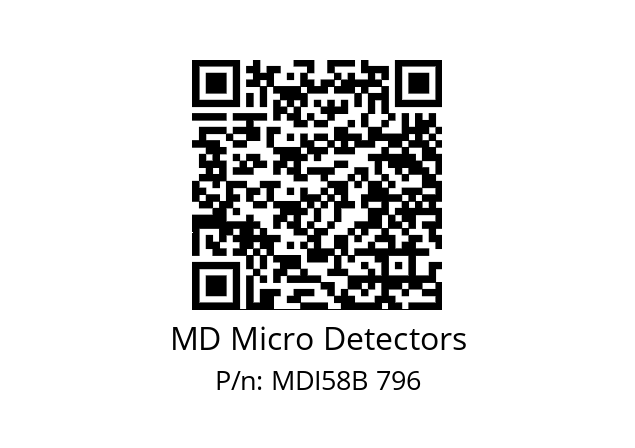  MDI58B1000Z5/30L6XXPA MD Micro Detectors MDI58B 796