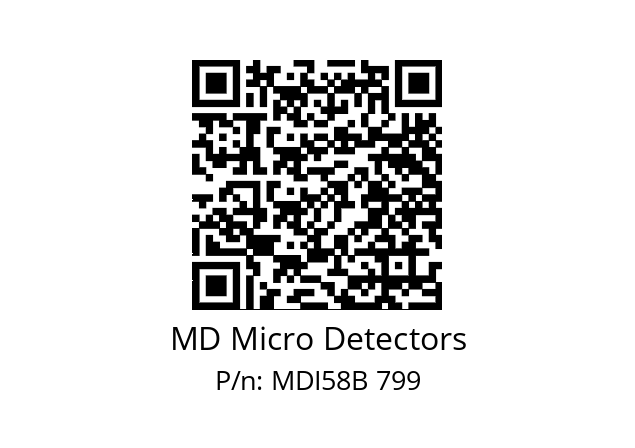  MDI58B1250Z5/30L6XXPA MD Micro Detectors MDI58B 799