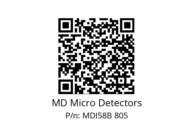  MDI58B2048Z5/30L6XXPA MD Micro Detectors MDI58B 805