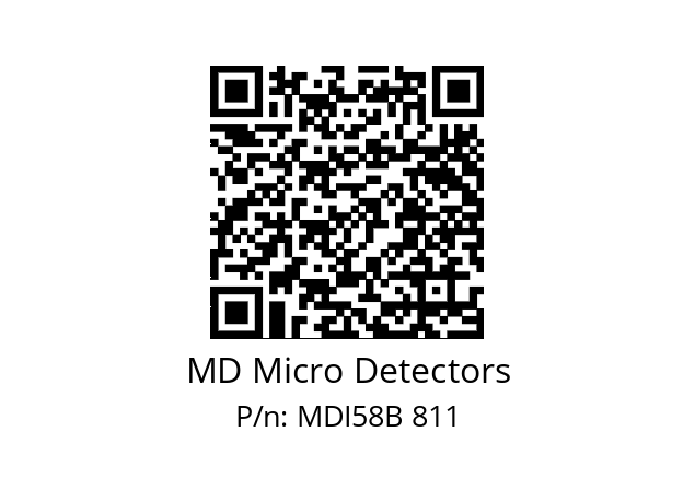  MDI58B200S5/30L10XXPA MD Micro Detectors MDI58B 811