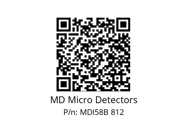  MDI58B240S5/30L10XXPA MD Micro Detectors MDI58B 812