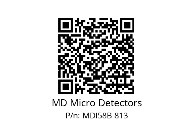  MDI58B250S5/30L10XXPA MD Micro Detectors MDI58B 813