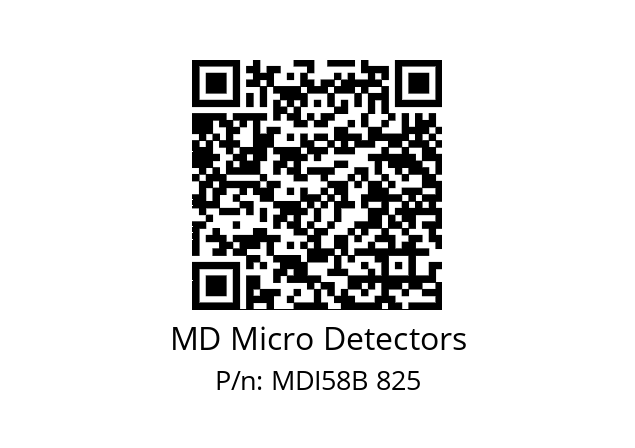  MDI58B800S5/30L10XXPA MD Micro Detectors MDI58B 825