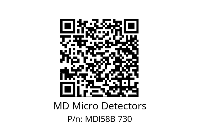  MDI58B720Z5/30P10SXPA MD Micro Detectors MDI58B 730