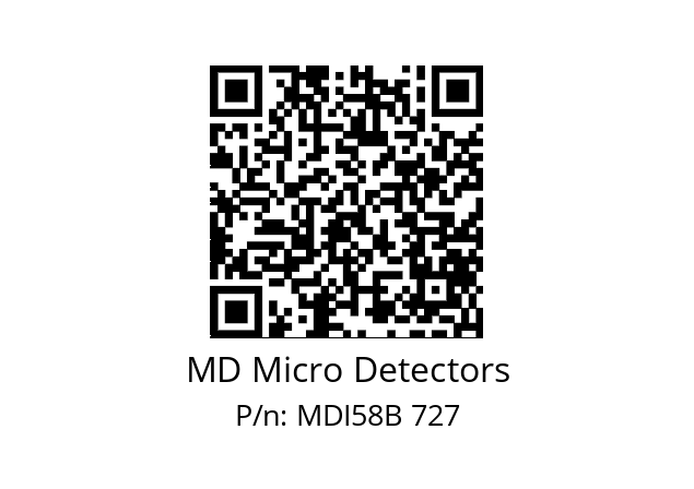  MDI58B512Z5/30P10SXPA MD Micro Detectors MDI58B 727