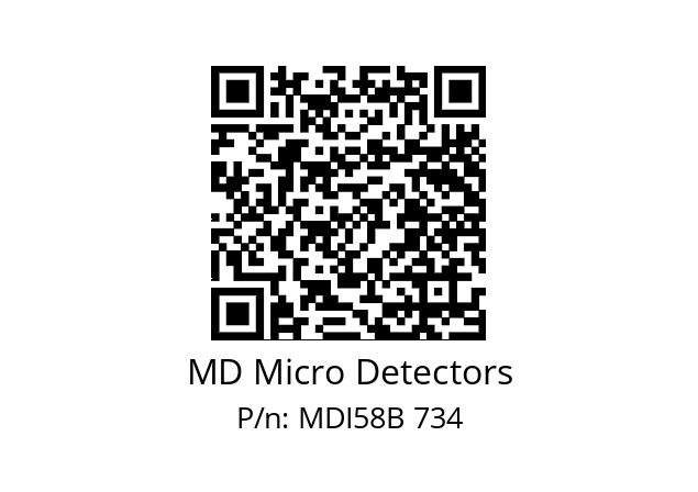  MDI58B1000Z5/30P10SXPA MD Micro Detectors MDI58B 734