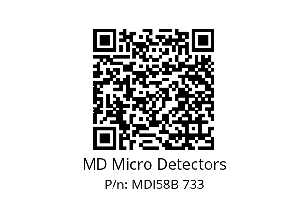  MDI58B900Z5/30P10SXPA MD Micro Detectors MDI58B 733