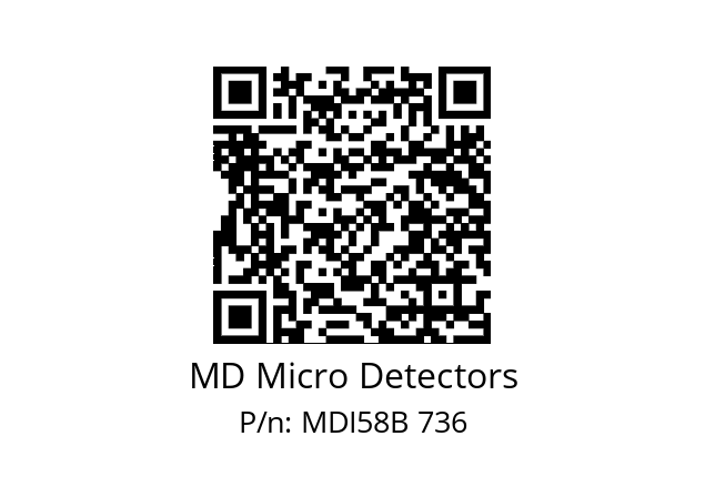  MDI58B1200Z5/30P10SXPA MD Micro Detectors MDI58B 736