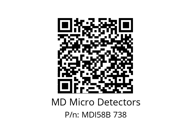  MDI58B1440Z5/30P10SXPA MD Micro Detectors MDI58B 738