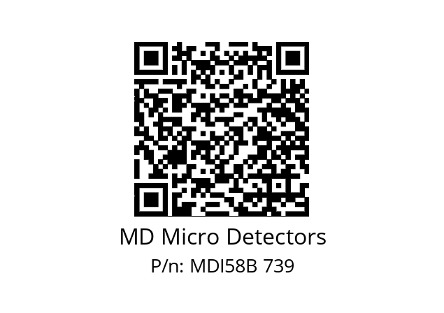  MDI58B1500Z5/30P10SXPA MD Micro Detectors MDI58B 739