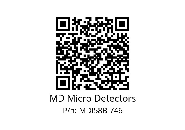  MDI58B120S5/30L6XXPA MD Micro Detectors MDI58B 746