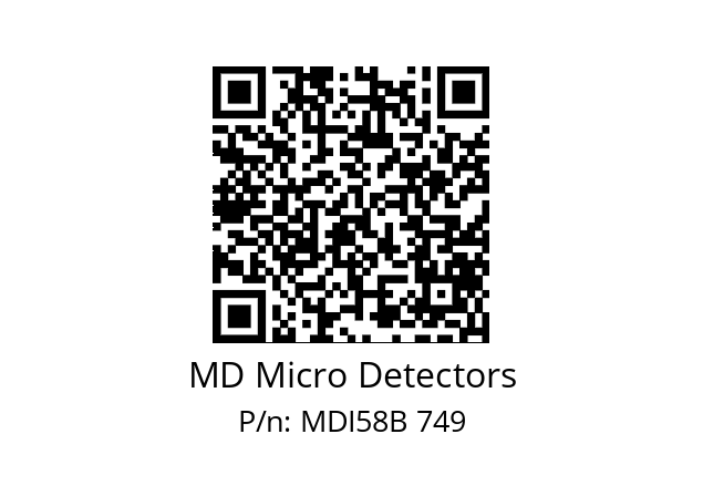  MDI58B200S5/30L6XXPA MD Micro Detectors MDI58B 749