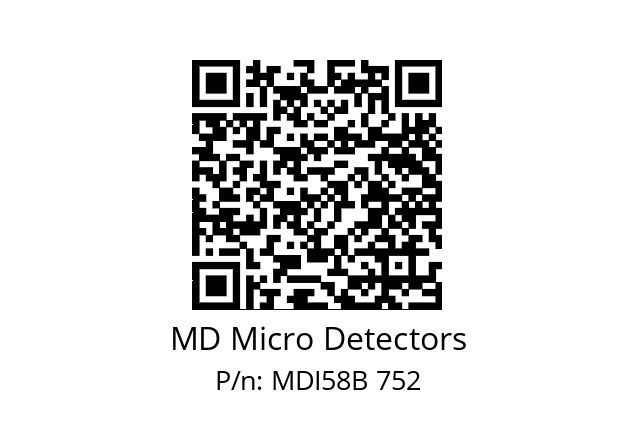  MDI58B256S5/30L6XXPA MD Micro Detectors MDI58B 752