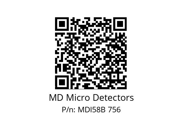  MDI58B480S5/30L6XXPA MD Micro Detectors MDI58B 756