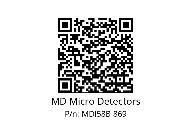  MDI58B100S5/30L6SXPA MD Micro Detectors MDI58B 869