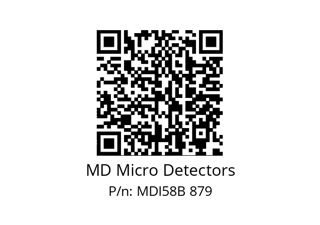  MDI58B400S5/30L6SXPA MD Micro Detectors MDI58B 879