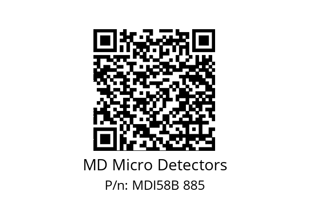  MDI58B720S5/30L6SXPA MD Micro Detectors MDI58B 885