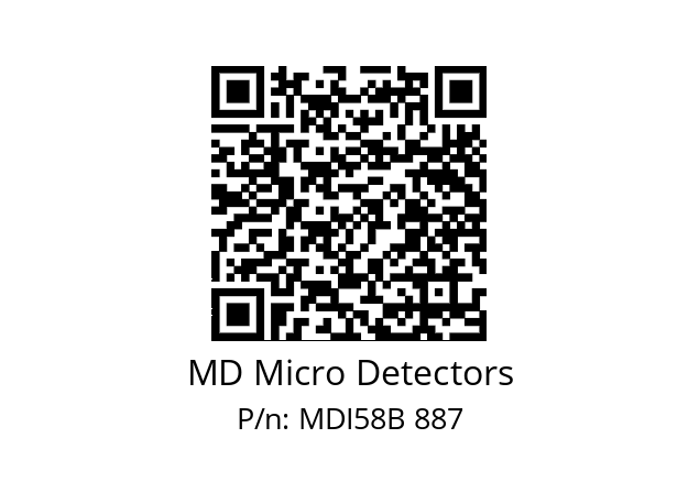  MDI58B800S5/30L6SXPA MD Micro Detectors MDI58B 887