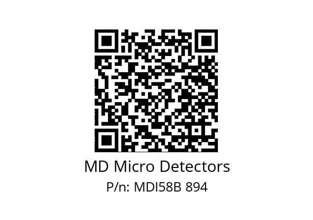  MDI58B1500S5/30L6SXPA MD Micro Detectors MDI58B 894