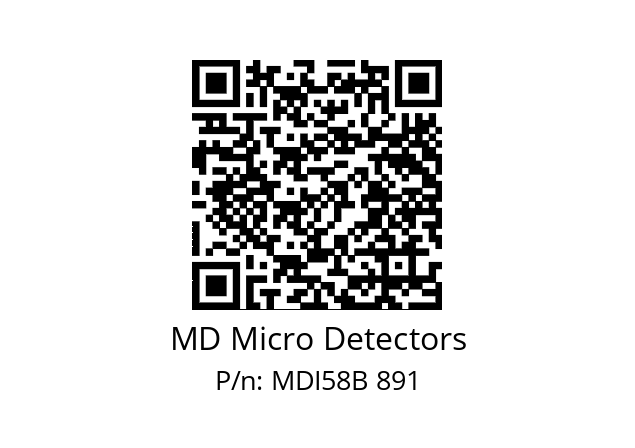  MDI58B1200S5/30L6SXPA MD Micro Detectors MDI58B 891