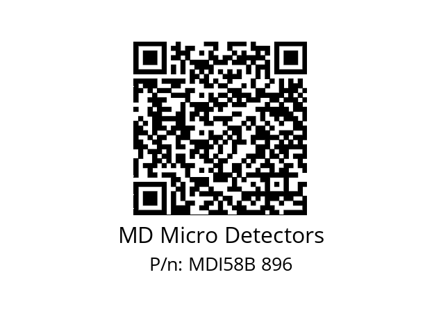  MDI58B1800S5/30L6SXPA MD Micro Detectors MDI58B 896