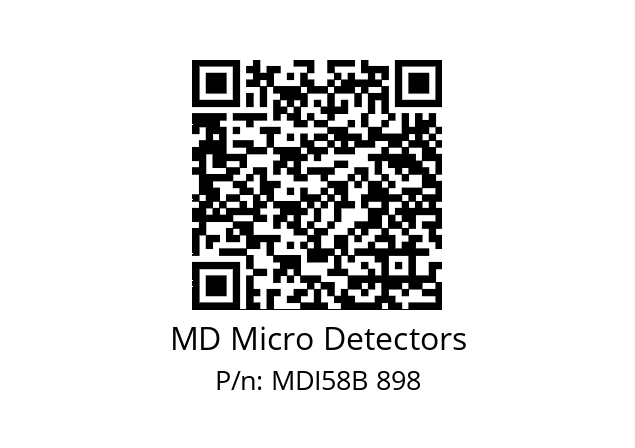  MDI58B2048S5/30L6SXPA MD Micro Detectors MDI58B 898