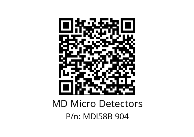  MDI58B200Z5/30L6SXPA MD Micro Detectors MDI58B 904