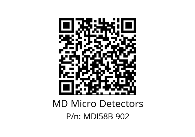  MDI58B128Z5/30L6SXPA MD Micro Detectors MDI58B 902