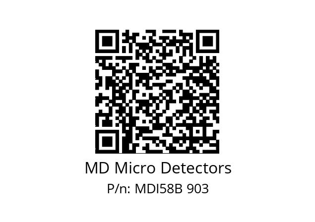  MDI58B150Z5/30L6SXPA MD Micro Detectors MDI58B 903