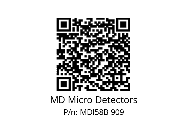  MDI58B360Z5/30L6SXPA MD Micro Detectors MDI58B 909