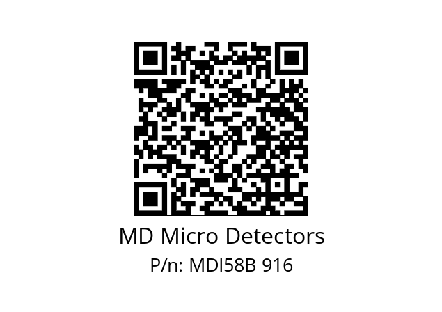  MDI58B720Z5/30L6SXPA MD Micro Detectors MDI58B 916