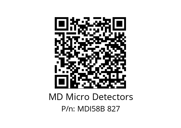  MDI58B1000S5/30L10XXPA MD Micro Detectors MDI58B 827