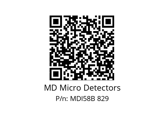  MDI58B1200S5/30L10XXPA MD Micro Detectors MDI58B 829