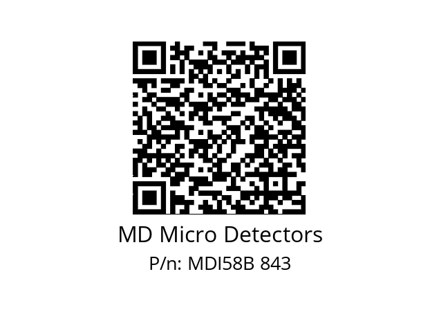  MDI58B240Z5/30L10XXPA MD Micro Detectors MDI58B 843