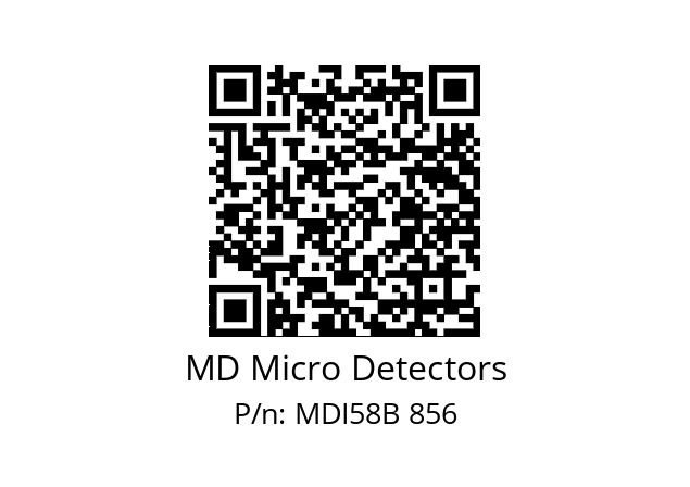  MDI58B800Z5/30L10XXPA MD Micro Detectors MDI58B 856