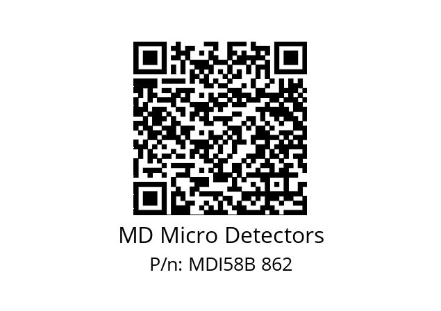  MDI58B1440Z5/30L10XXPA MD Micro Detectors MDI58B 862